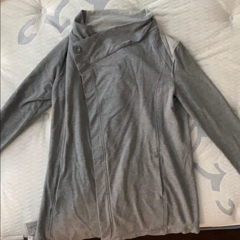 Tweed neck lululemon coat